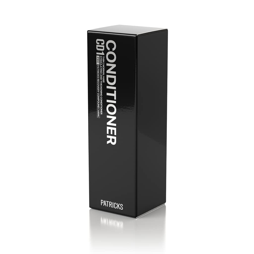 Patricks CD1 hair loss treatment back label details