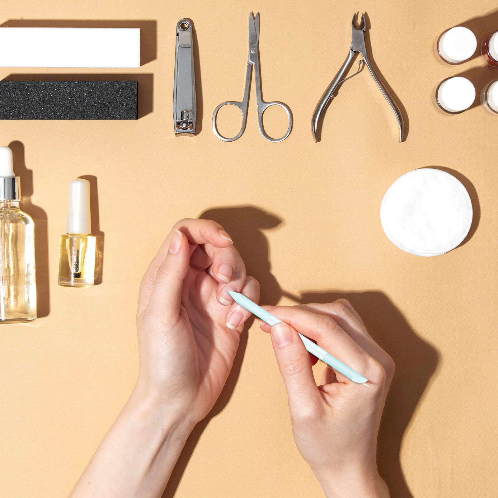 Sliverdew dual ended glass nail tool tips