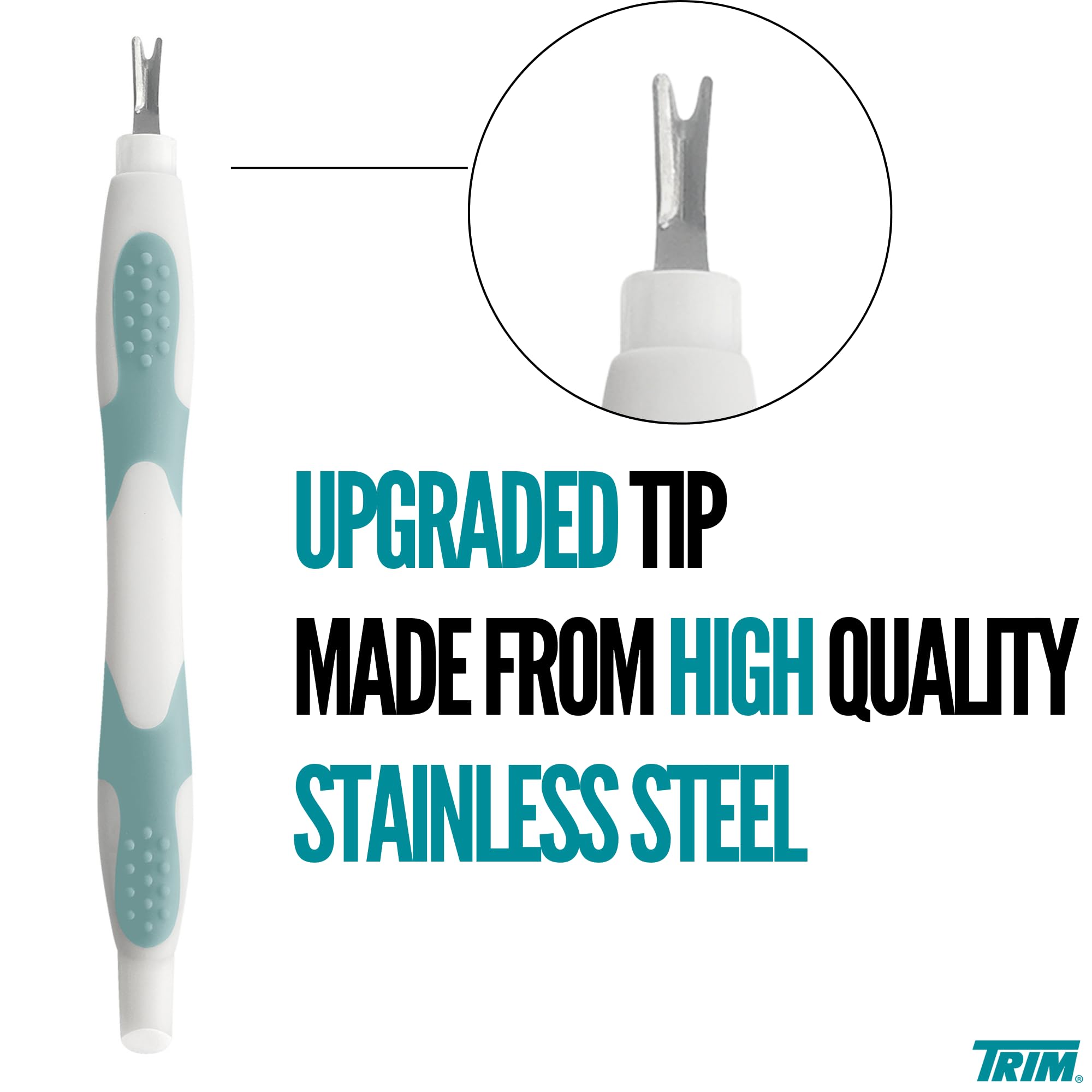 Detailed view of Trim cuticle trimmer precision V-tip