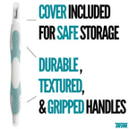 Trim dual ended cuticle implement in packaging
