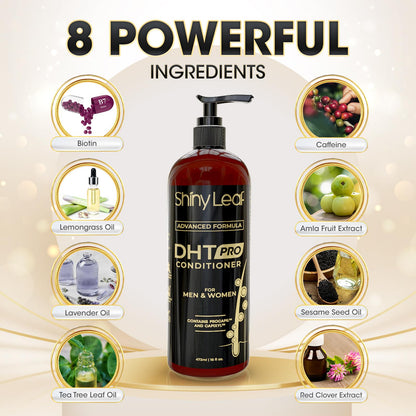 Shiny Leaf conditioner application on hair