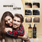 Shiny Leaf hair care product packaging group shot