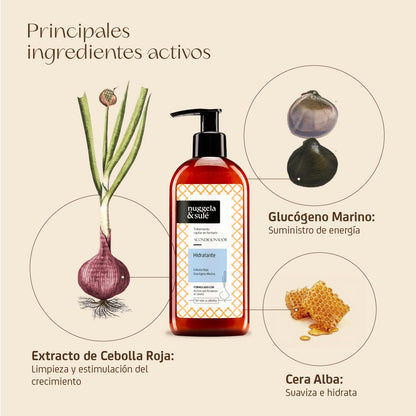 Nuggela & SulÃ© imperial shine red onion extract conditioner product shot
