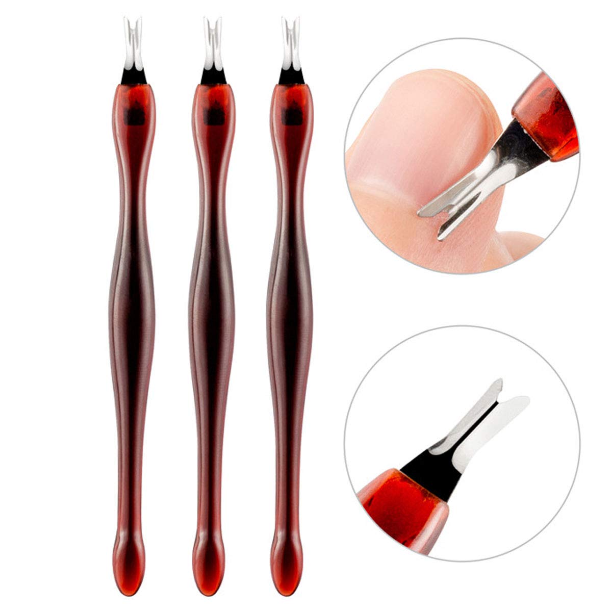 Stainless steel cuticle trimmer and knife remover tool