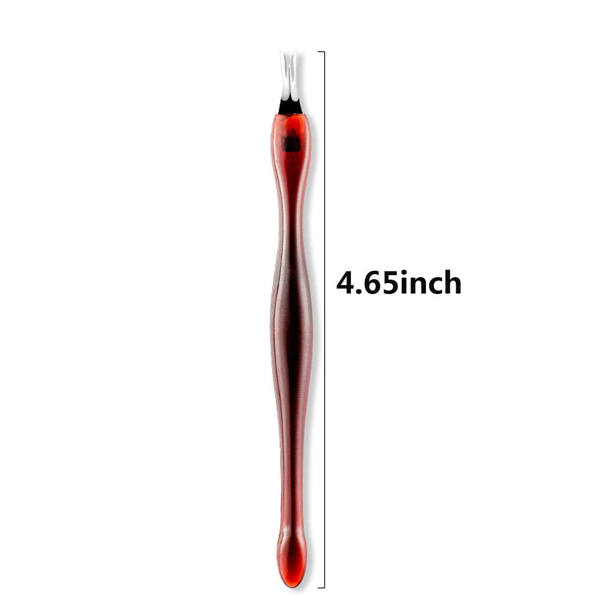 Ergonomic cuticle pusher for professional nail care