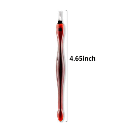 Ergonomic cuticle pusher for professional nail care