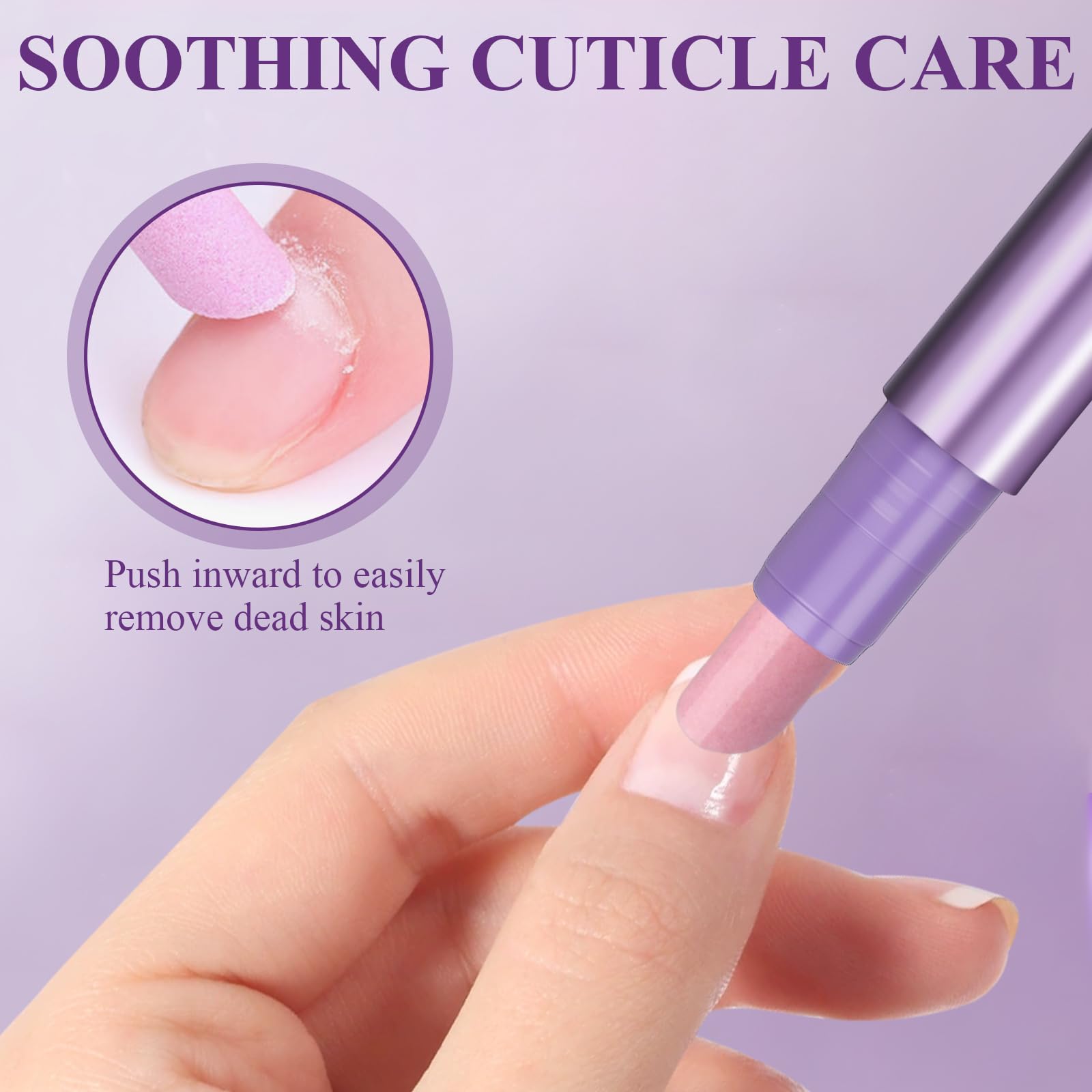 Plman 3-in-1 cuticle pen rotating dispenser mechanism