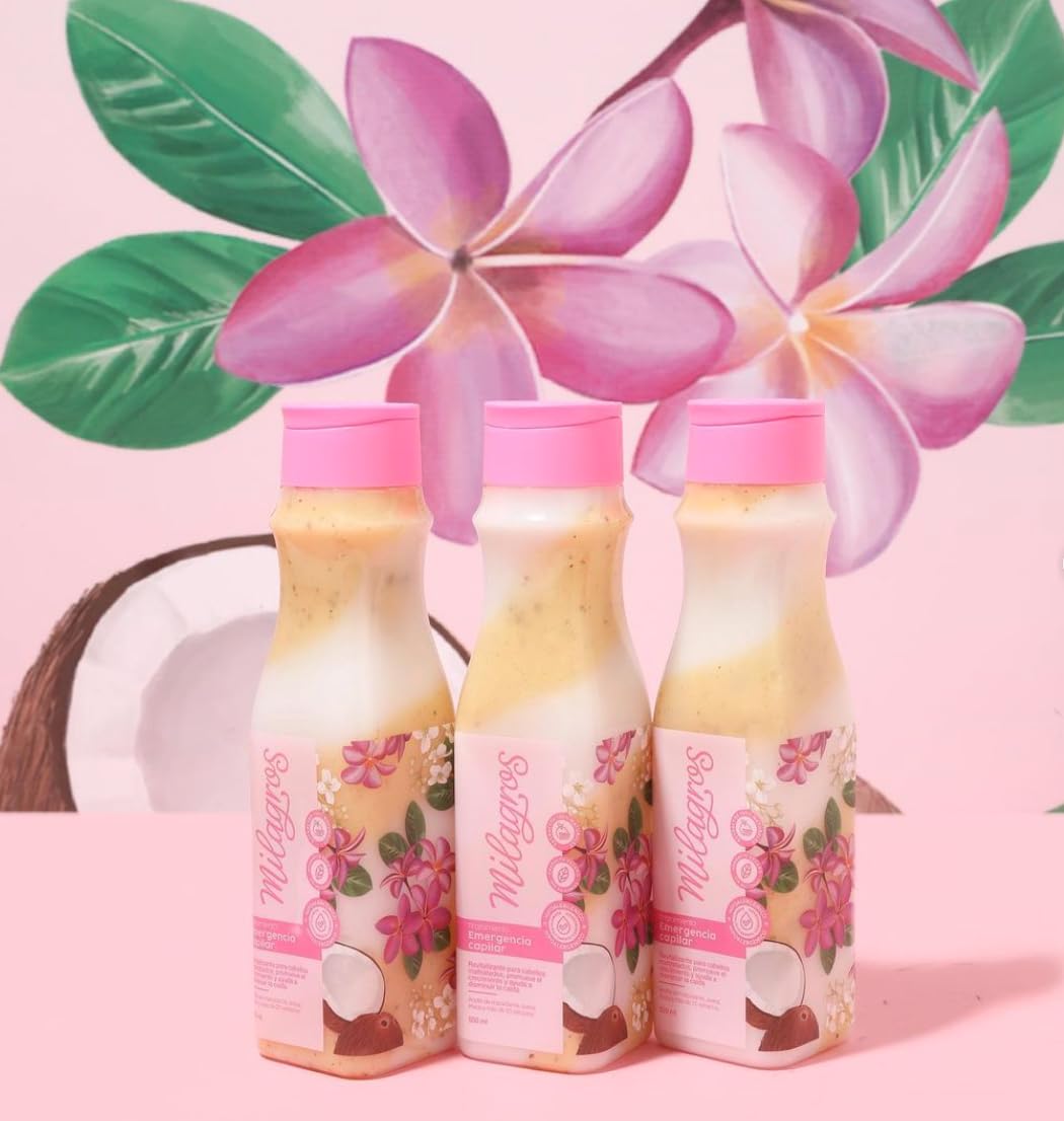 Texture of Milagros Emergencia Capilar hair mask