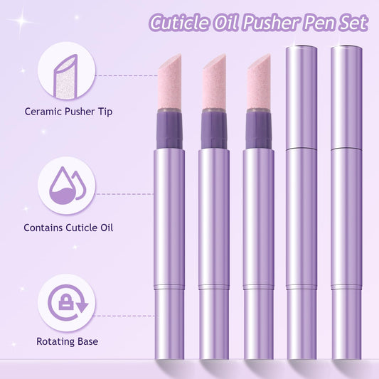 Close up of 2-in-1 ceramic cuticle pusher tip