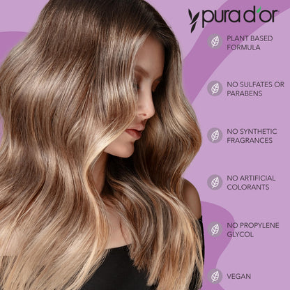 Pura D'Or hair care product for scalp detox and thickness