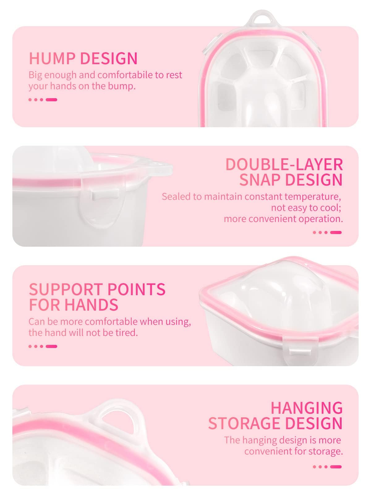 Yokilly manicure bowl set for dip powder removal