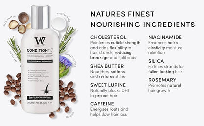 Authentic Watermans biotin and niacinamide infused conditioner for thicker healthier hair