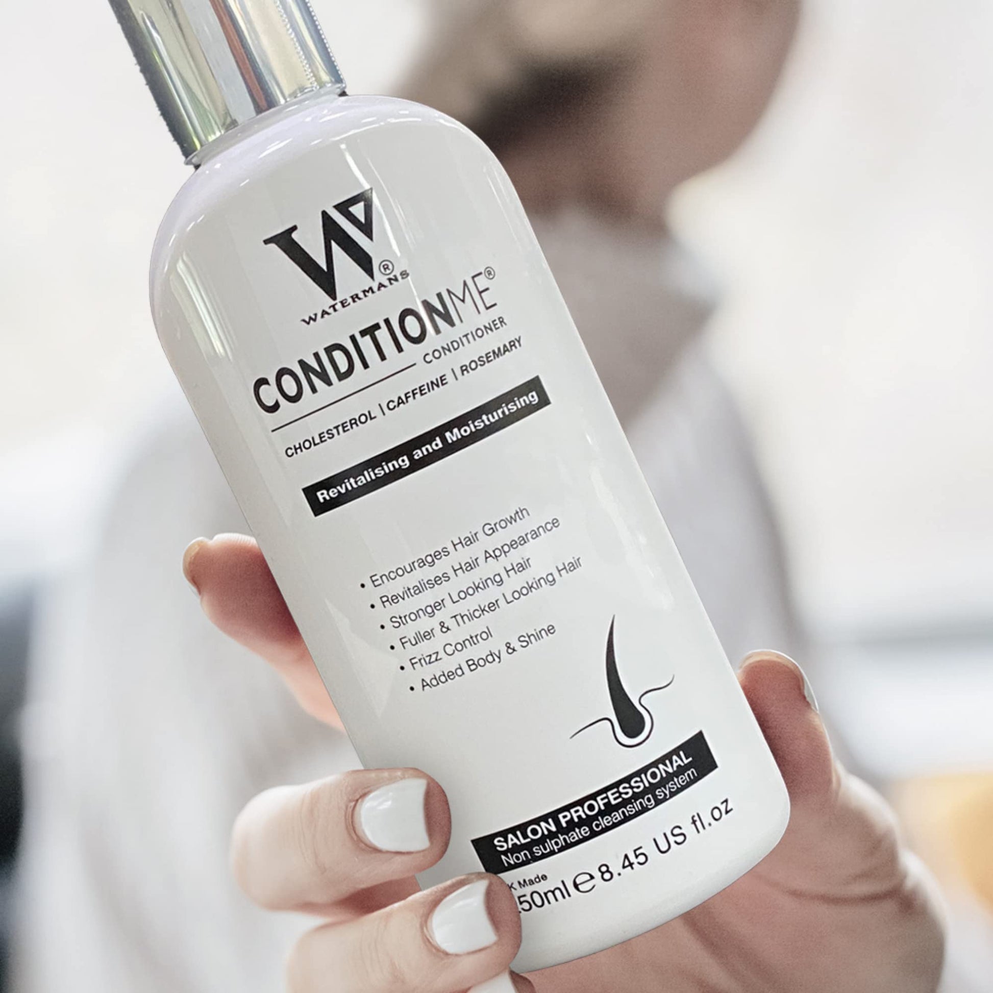 Premium imported deep hydration salon professional conditioner bottle standing upright