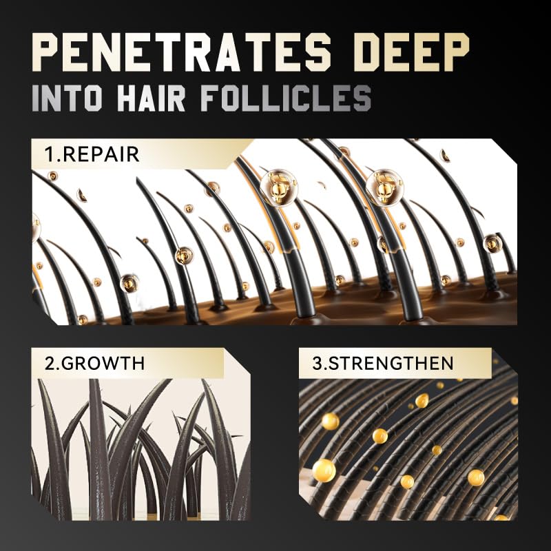 Anti-thinning hair spray back label ingredients view