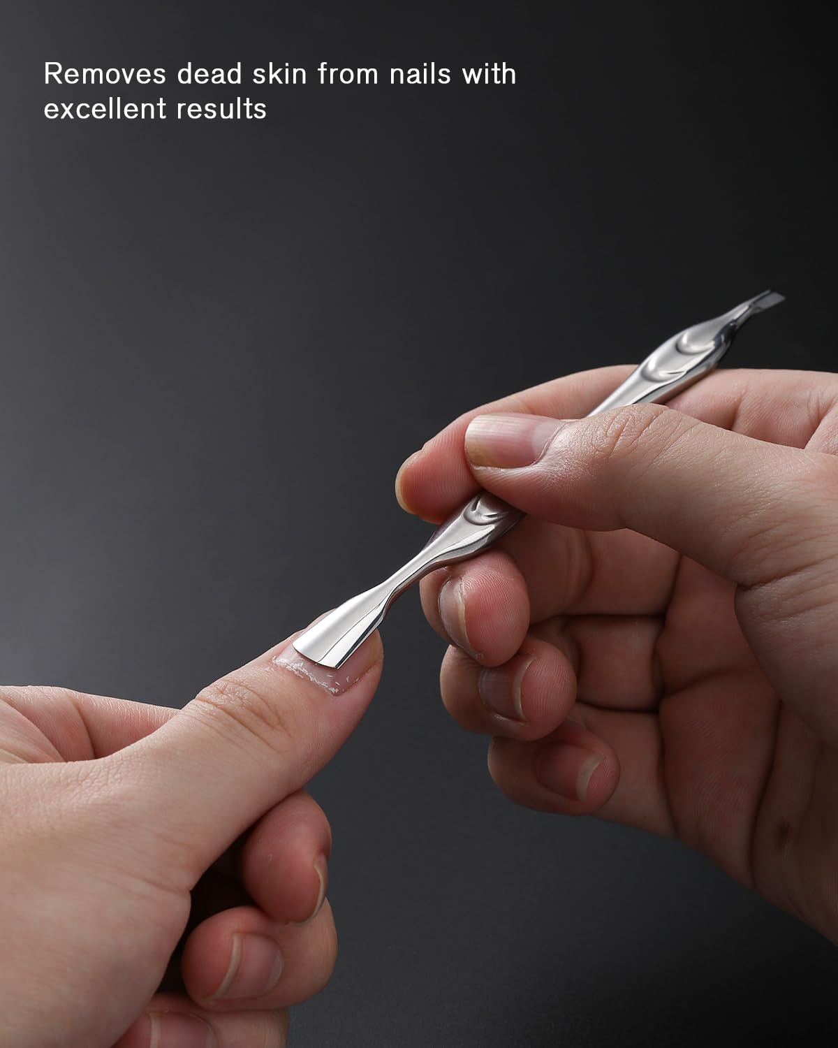 Professional FERYES nail care tool silver finish detail