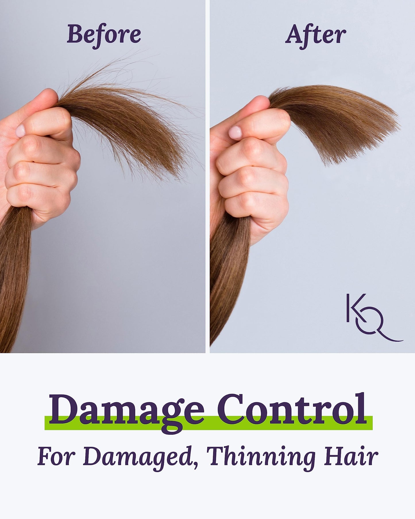 Back label of Keranique Follicle Strengthening Conditioner detailing full ingredient list and step by step directions for use.