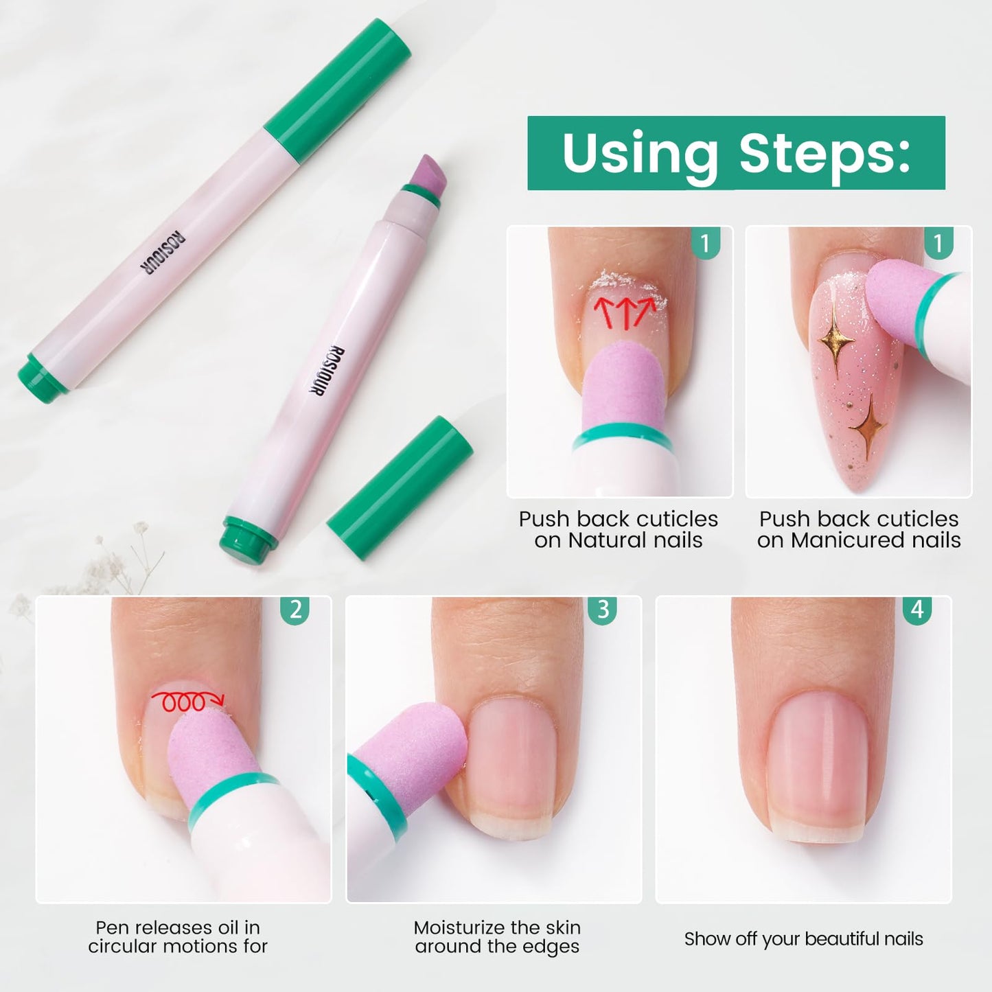 Full view of the Yokilly 3 in 1 professional grade nail care tool for home manicures.