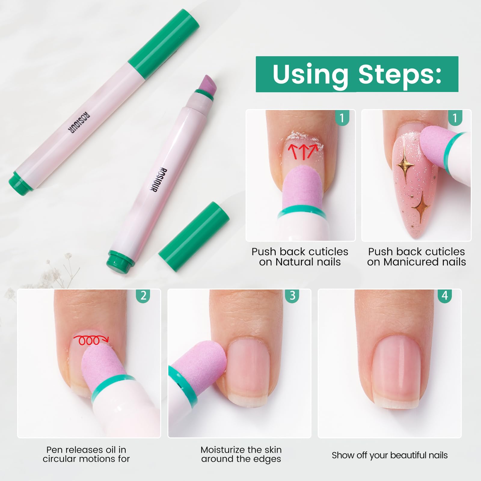 Full view of the Yokilly 3 in 1 professional grade nail care tool for home manicures.