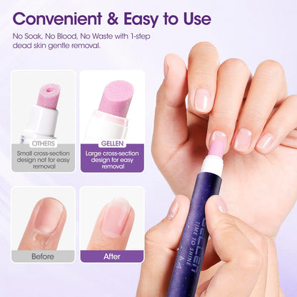 Gellen 6 milliliter oil reservoir pen hydrating dry cuticles and treating stubborn hangnails