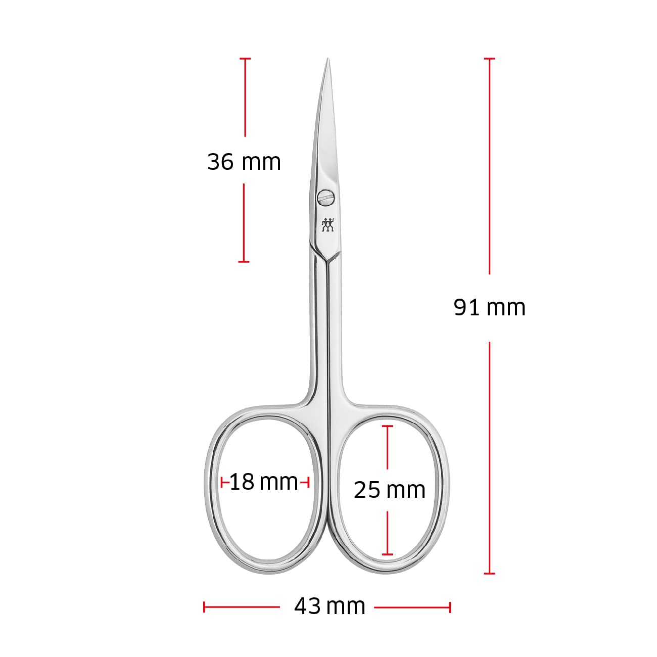Authentic Zwilling hypoallergenic skin scissors showcasing premium German design heritage.