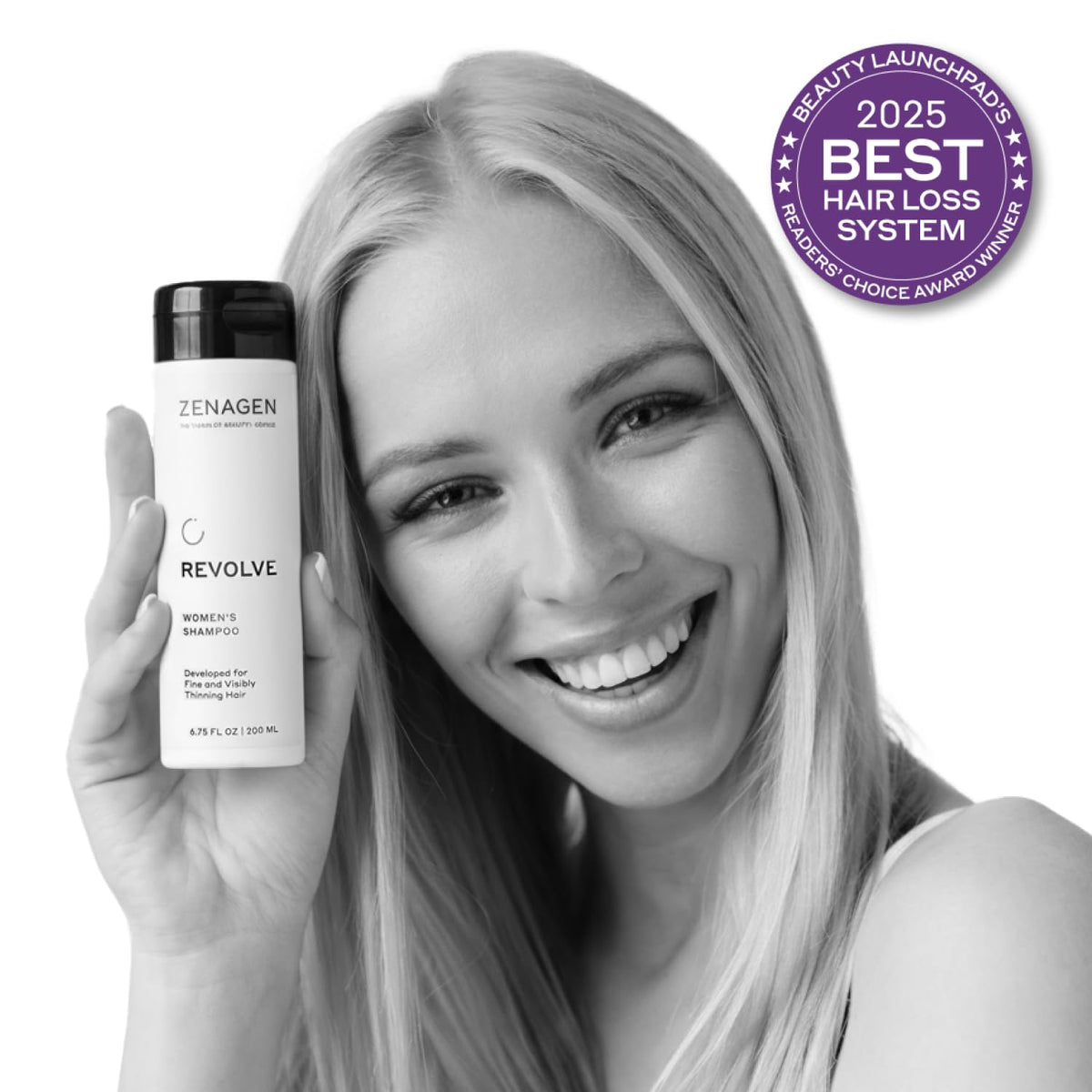 Zenagen hair care trio box back label with ingredients