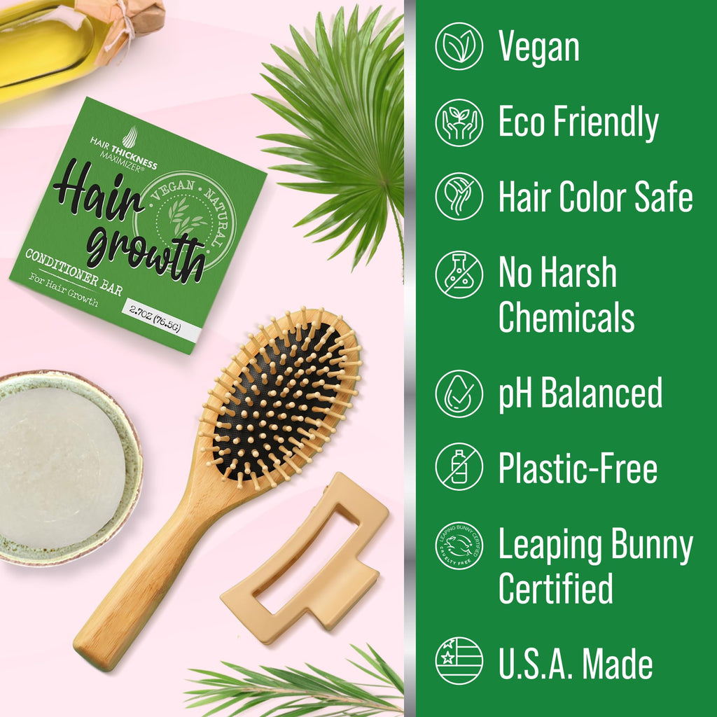 Hair Thickness Maximizer vegan conditioner bar ingredient details