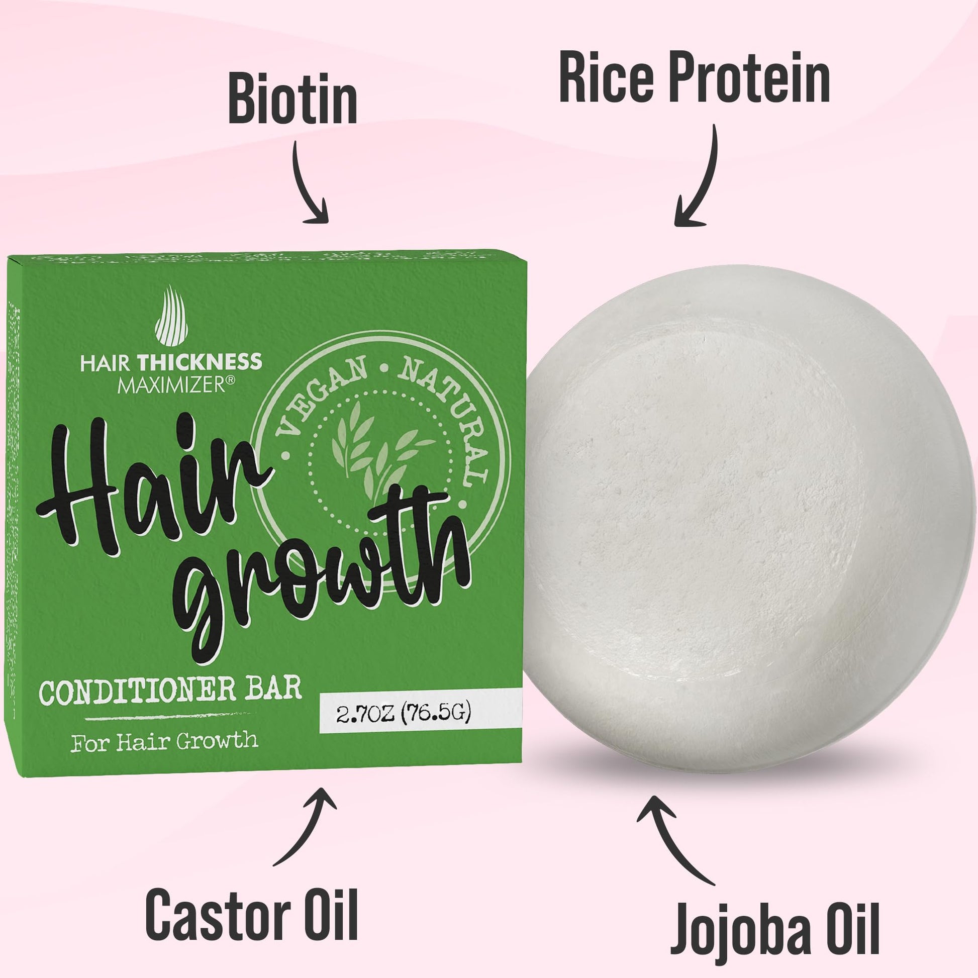 Plastic free hair care conditioner bar