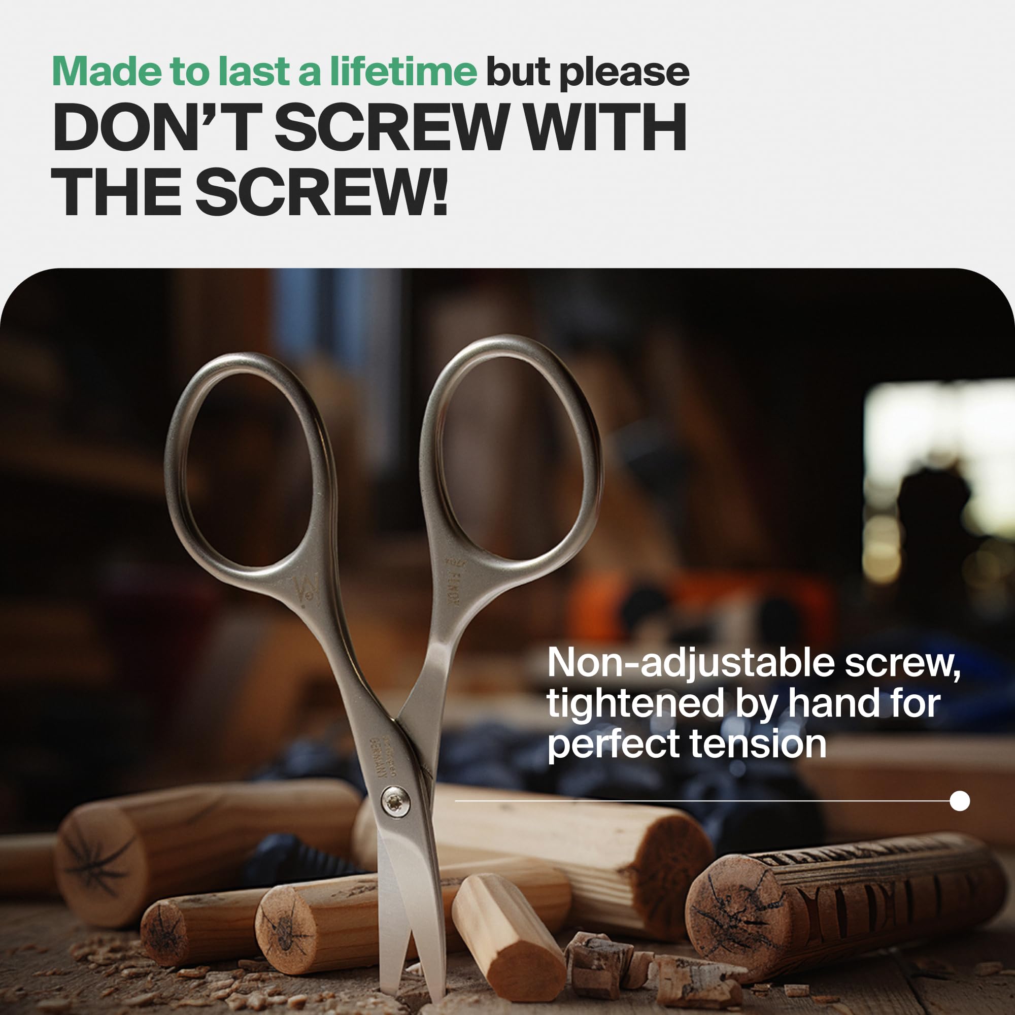 Premium curved blade detail of GERmanikure professional nail cutter