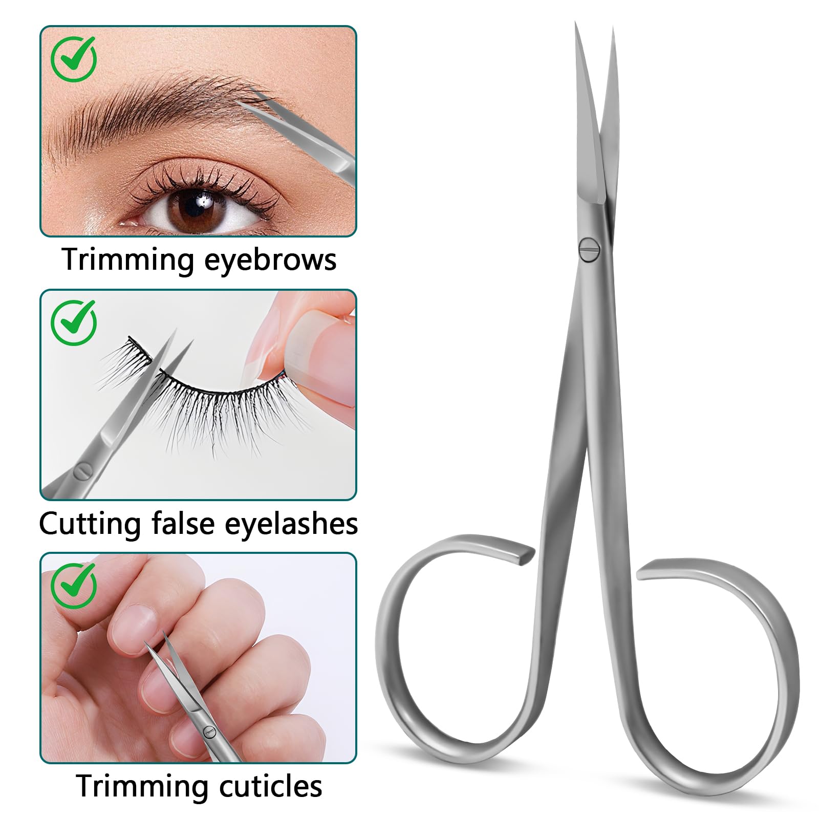 Compact CGBE professional salon scissors highlighting the slim profile.