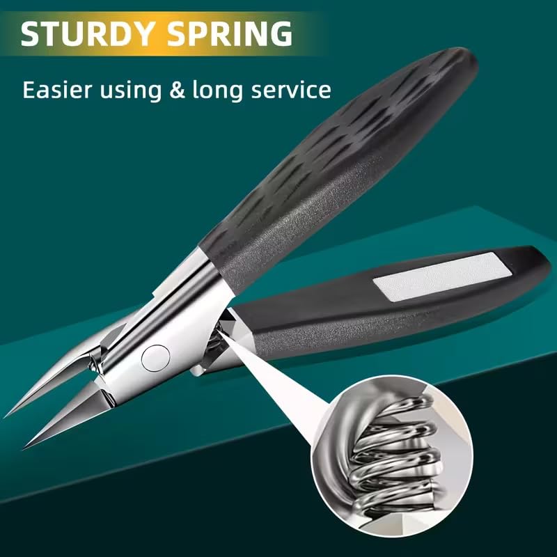 Double rolling spring mechanism on the professional pedicure tool highlighting the effort saving lever system.