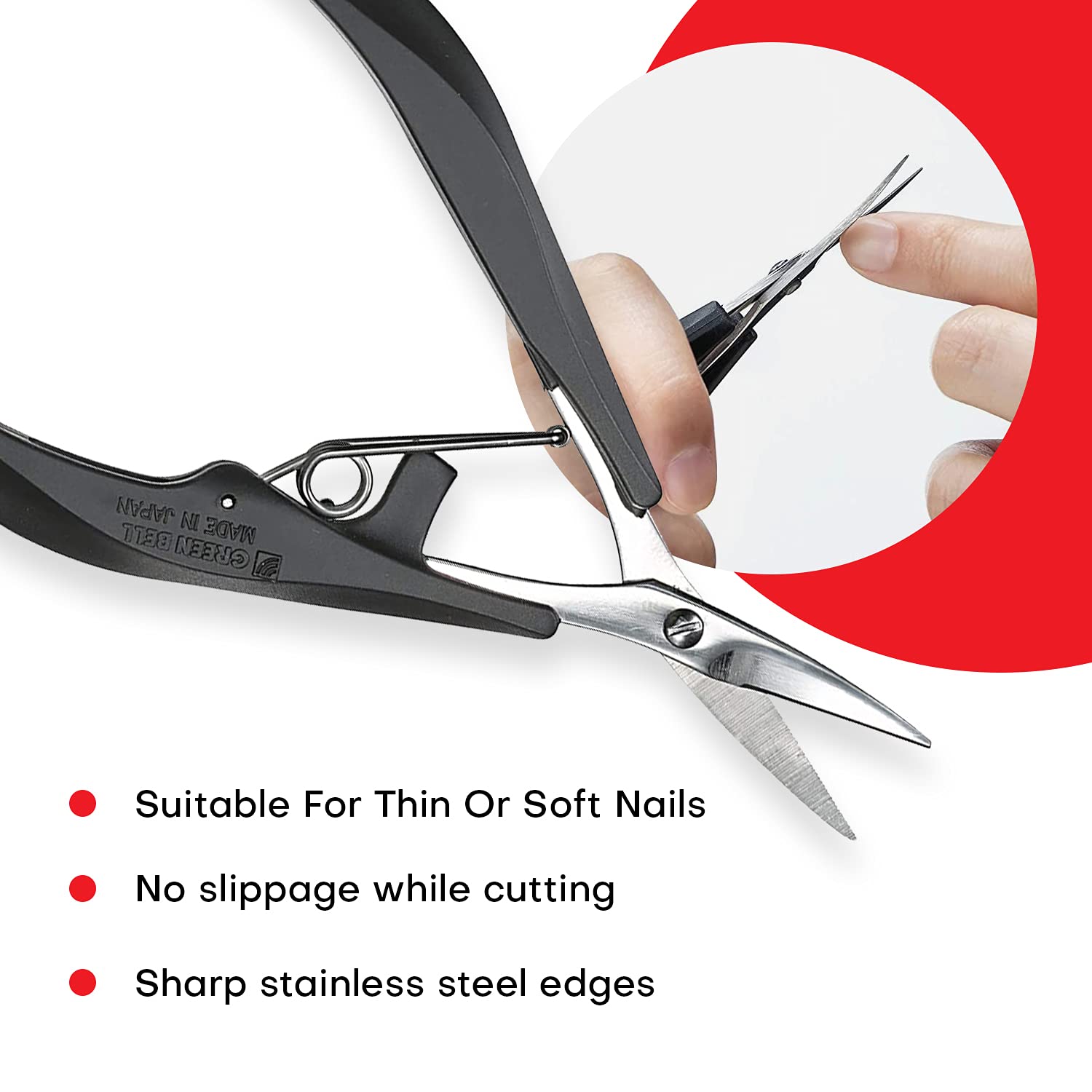 Seki Edge Japanese grooming scissors displaying the close up micro serrated curved blades.