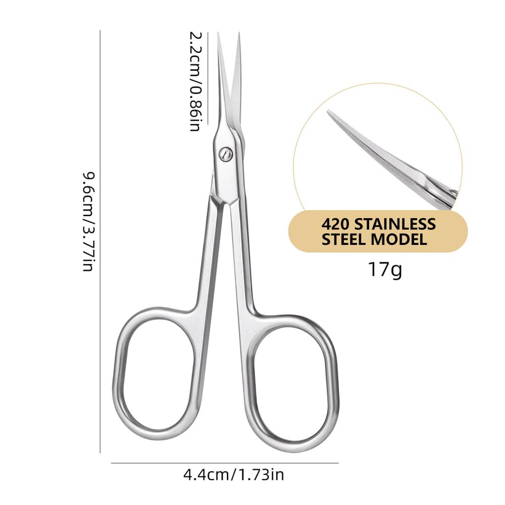 Authentic USA imported grooming kit essential featuring the complete stainless steel scissor design.