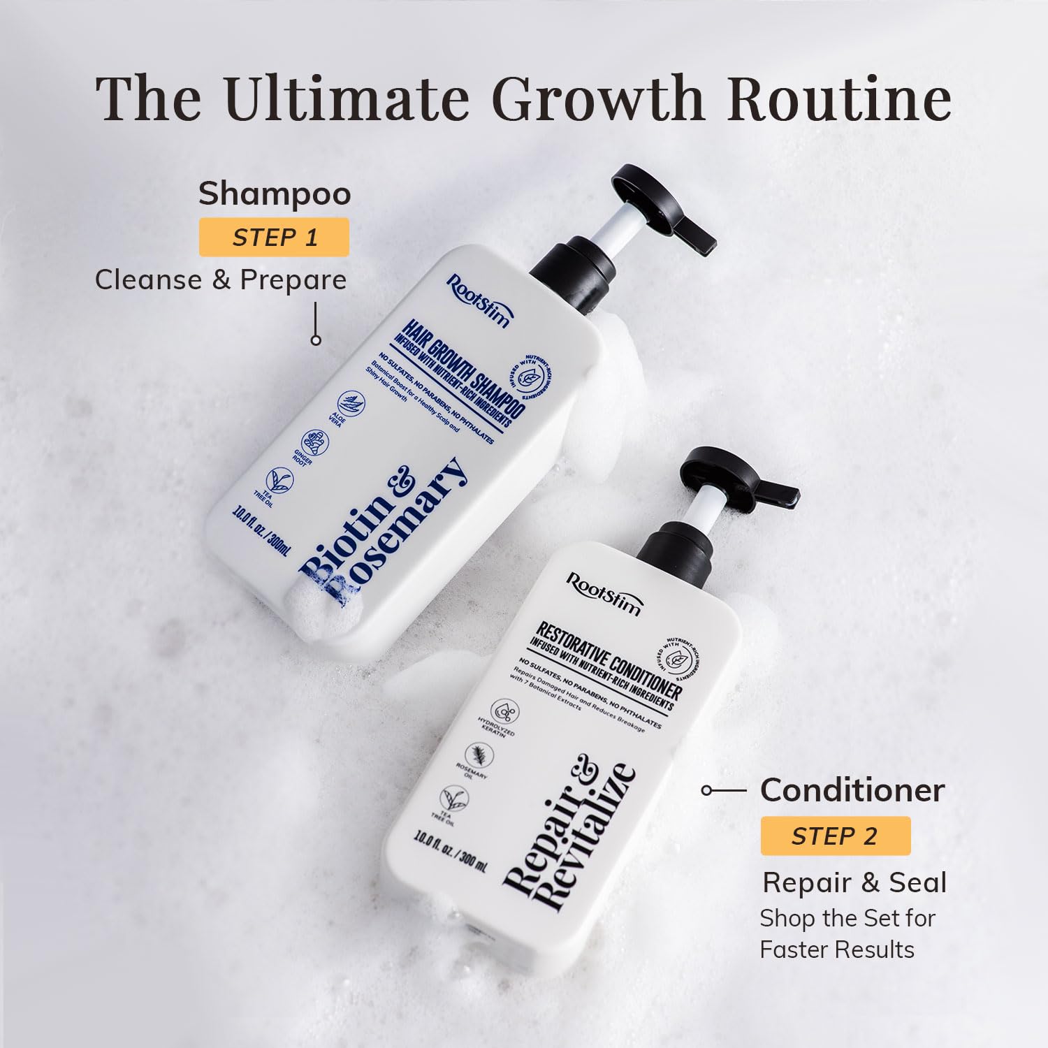 RootStim Rosemary Conditioner packaging group shot