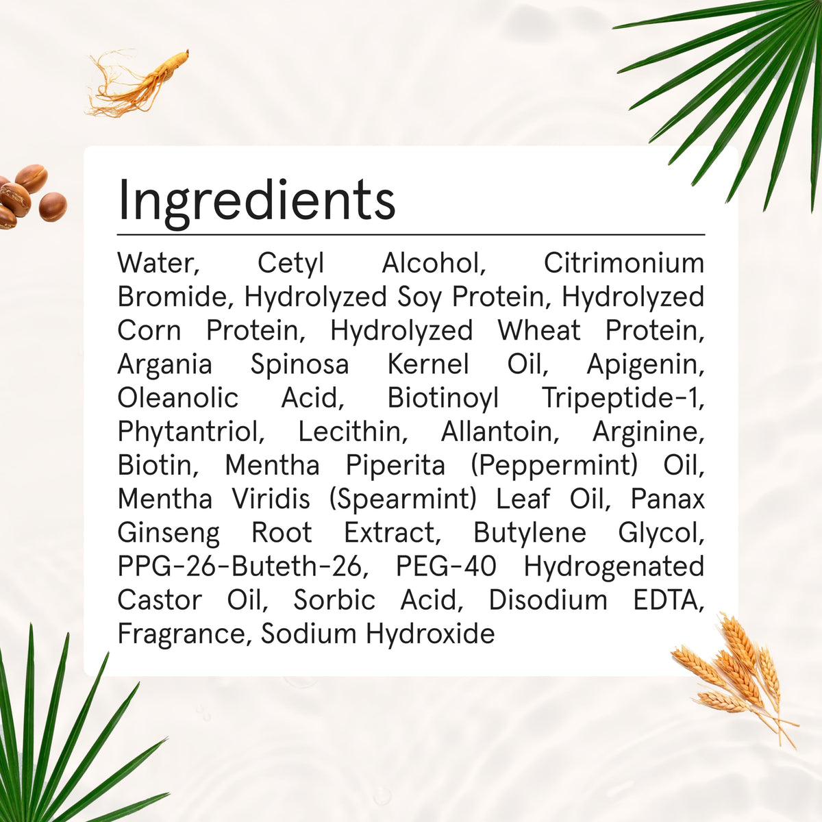 iRestore Biotin Hair Conditioner packaging and size reference