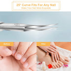 AOMIG ambidextrous facial hair scissors trimming eyebrow and eyelash hairs precisely