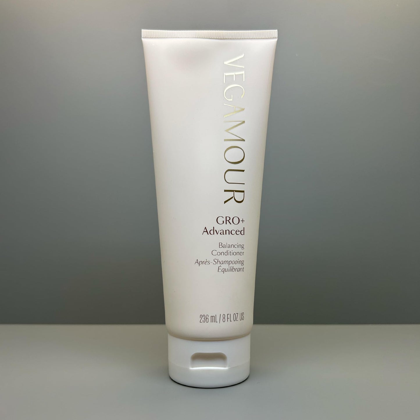 Vegamour Gro Plus Advanced Balancing Conditioner label details and benefits