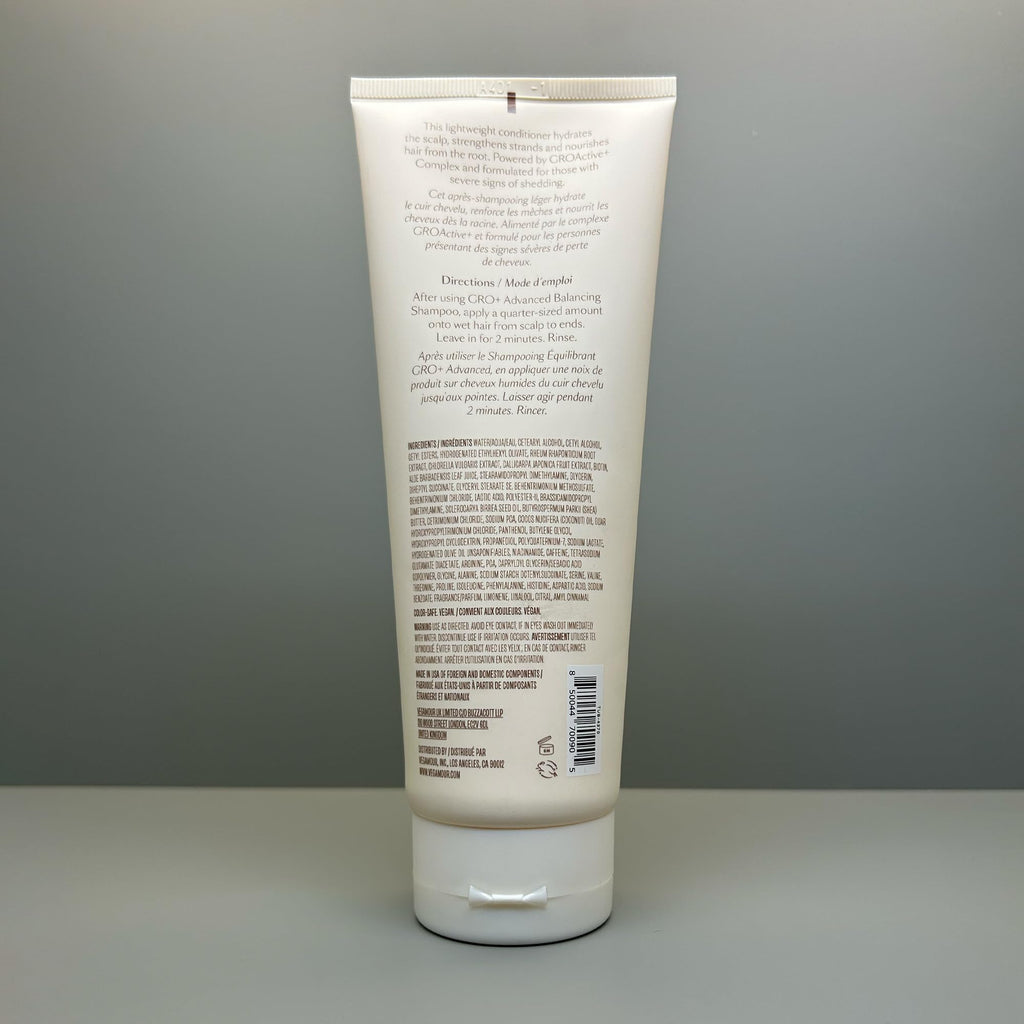 Vegamour Gro Plus Advanced Balancing Conditioner texture and consistency demonstration