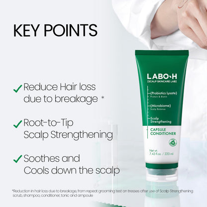 Labo H hair treatment bottle side view