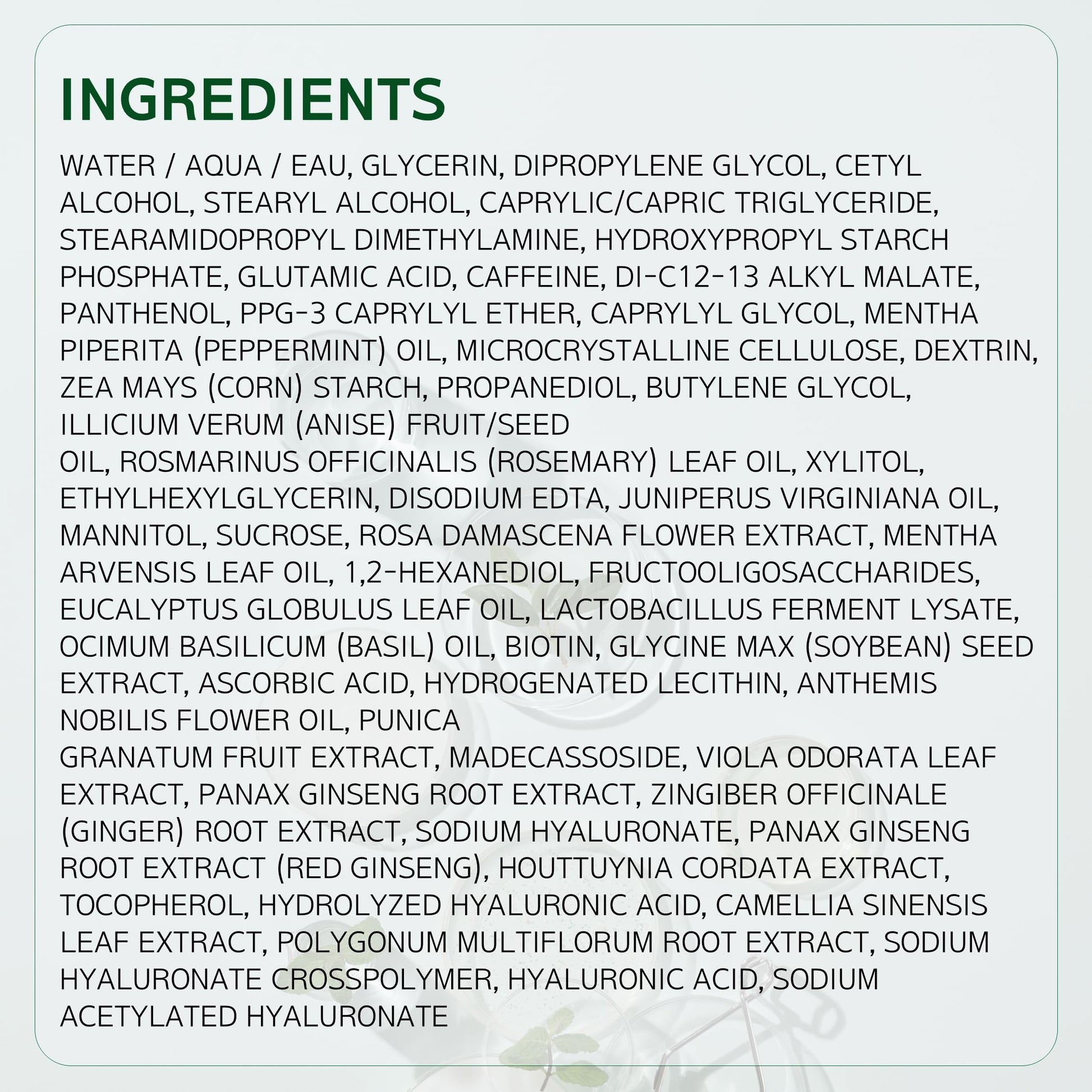 Labo H vegan hair loss care treatment set