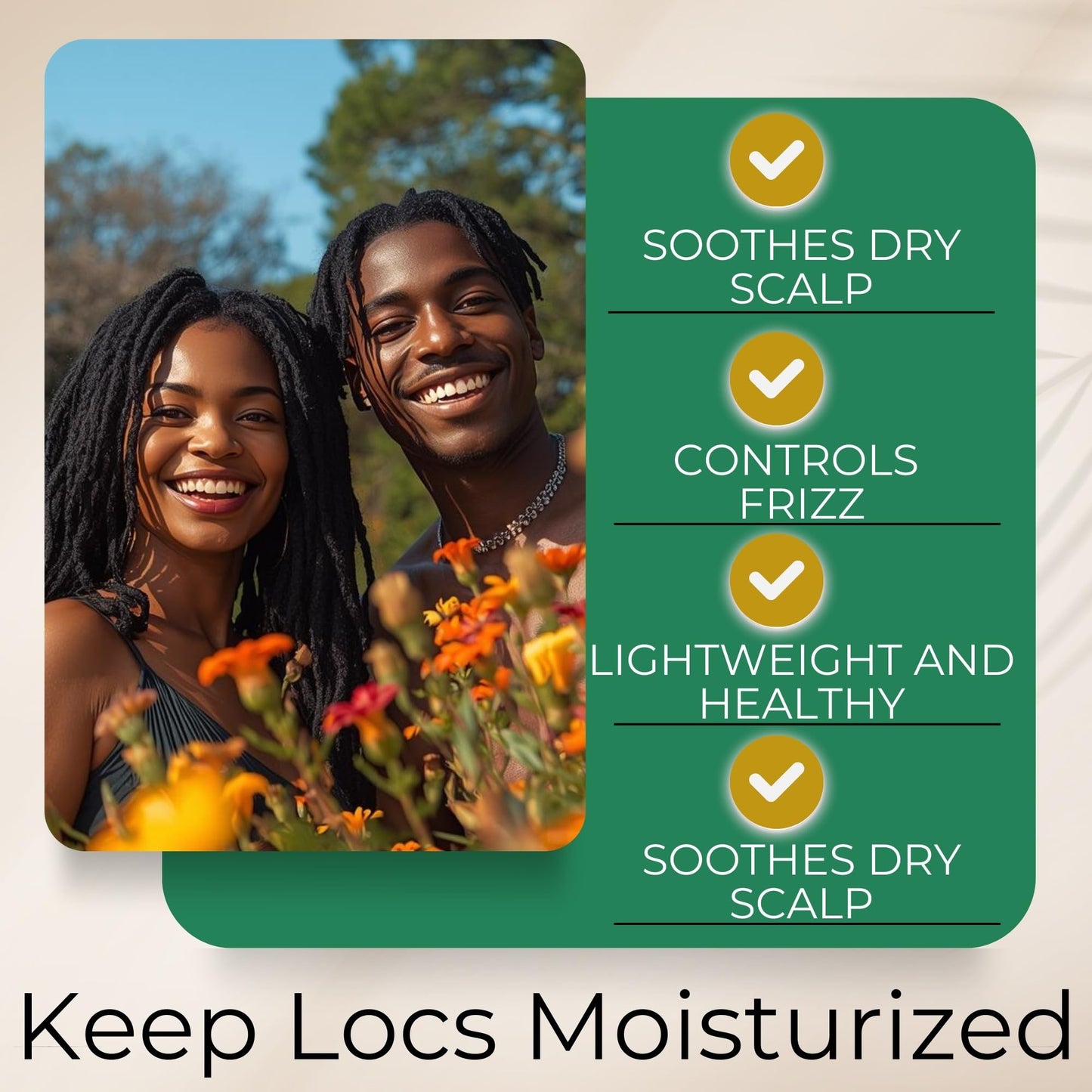 Lion Locs rosewater spray being applied to dreadlocks