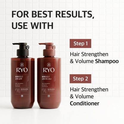 Premium Korean hair care Ryo conditioner for fine hair