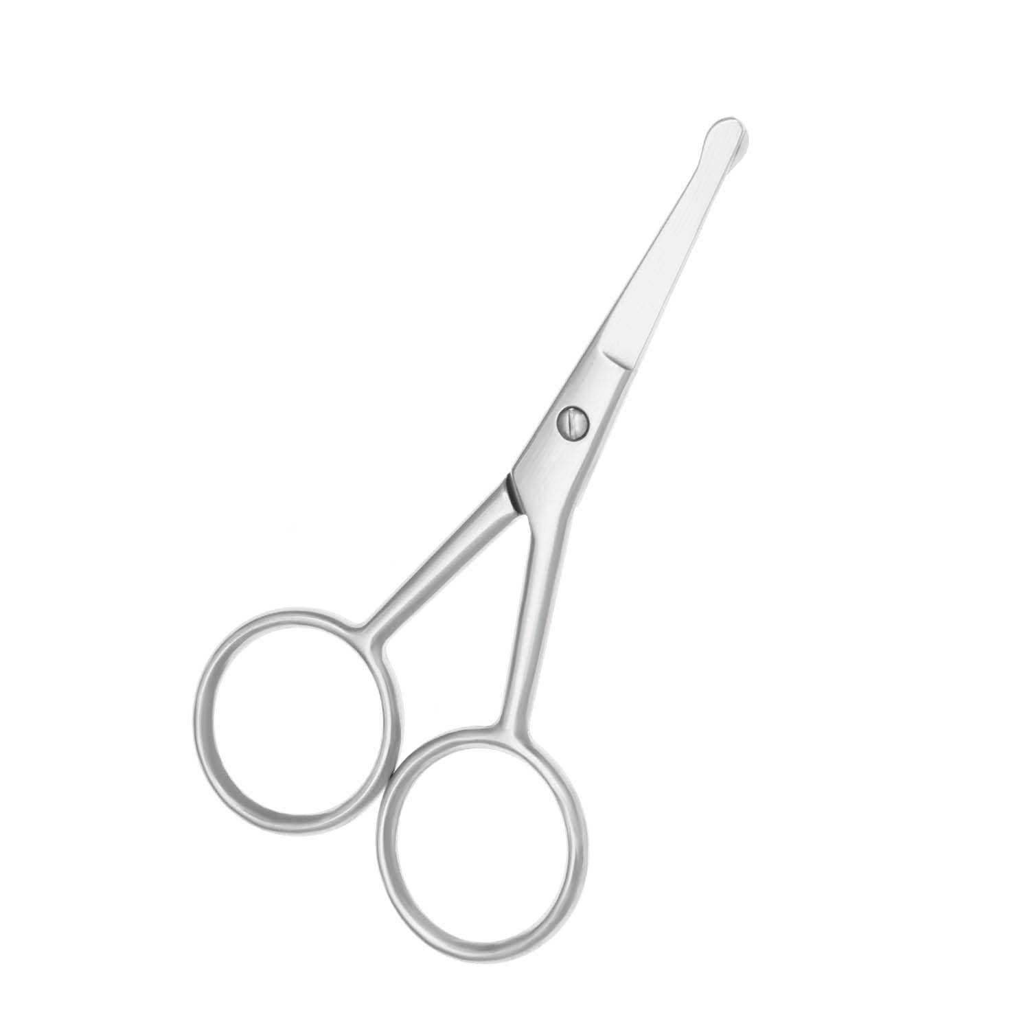 Yutoner safety blunt tip facial hair scissors for trimming nose hair and eyebrows