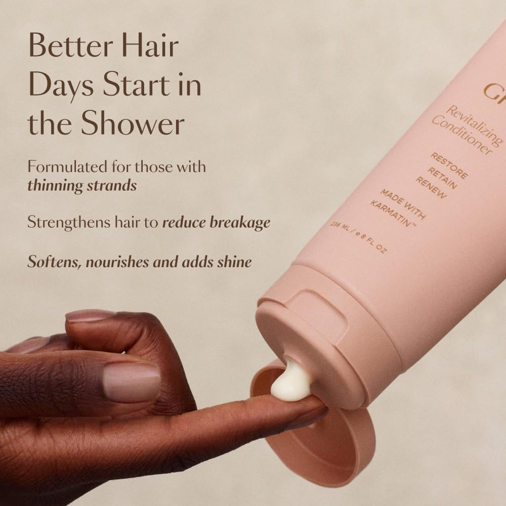 Vegamour anti breakage clean beauty conditioner for thicker looking hair