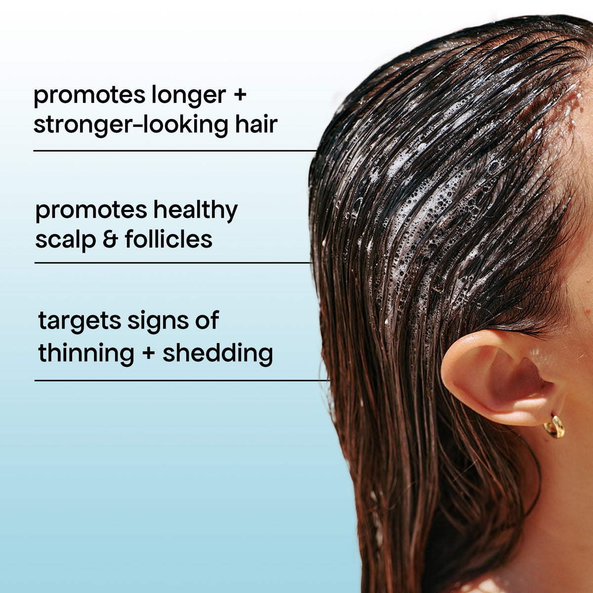 BondiBoost anti thinning hair care set side by side display