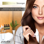 Pura D'Or Advanced Therapy Conditioner texture and dispensing view