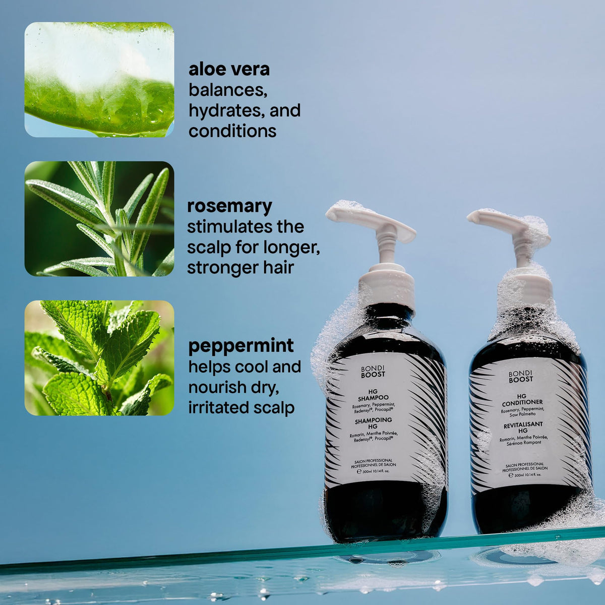 BondiBoost HG set lifestyle product arrangement