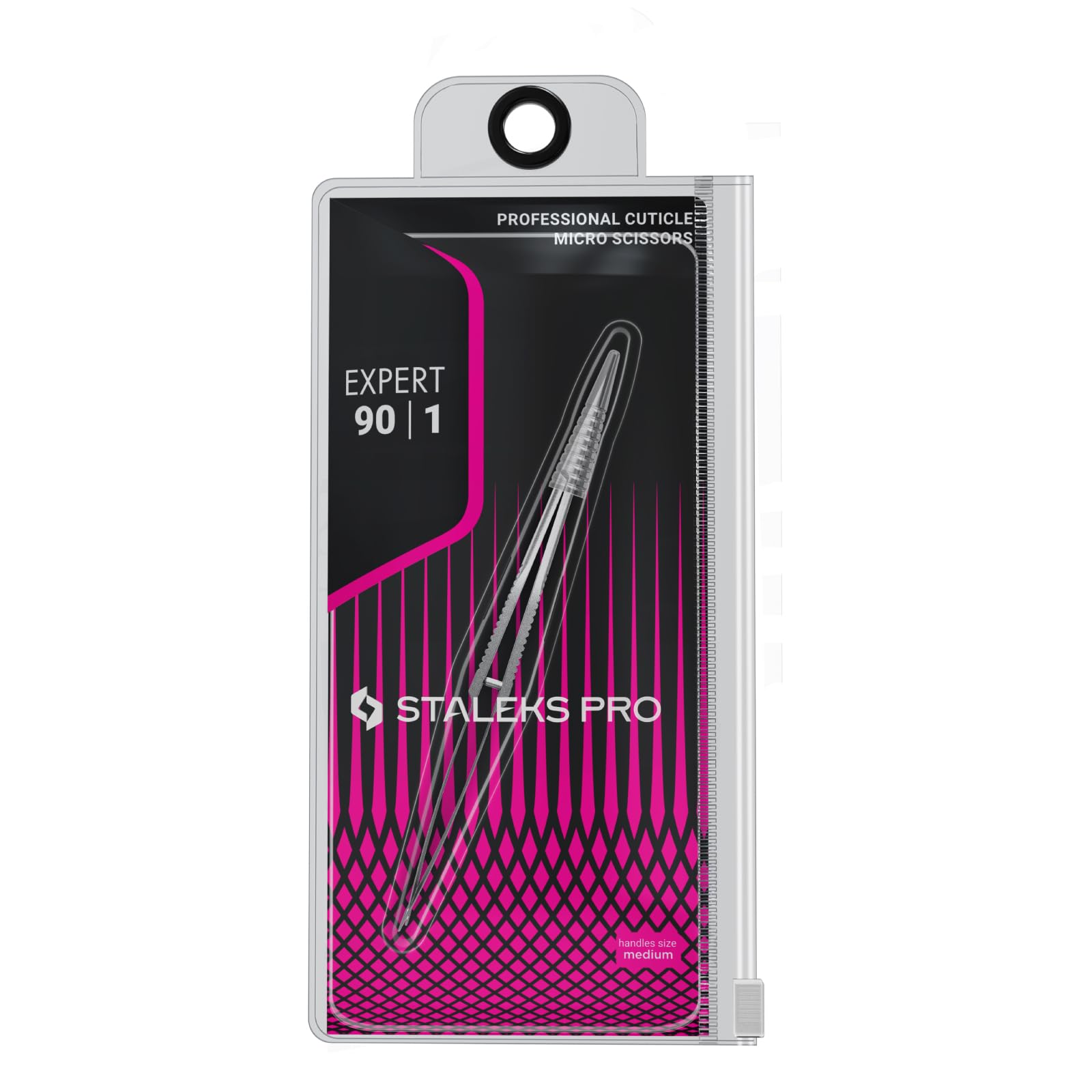 Staleks Pro SE-90-1 professional manicure tool close up on miniature cutting blades