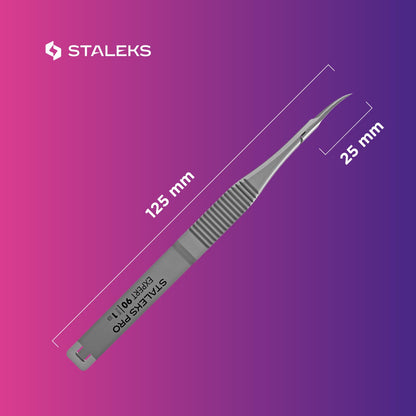 Authentic Staleks Pro premium cuticle scissors packaging for nail professionals