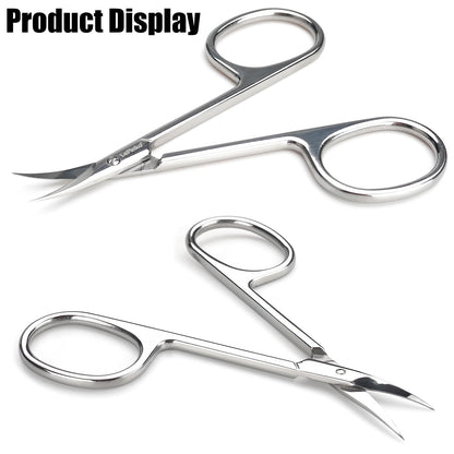 LePinko professional cuticle scissors complete retail packaging with protective travel pouch.