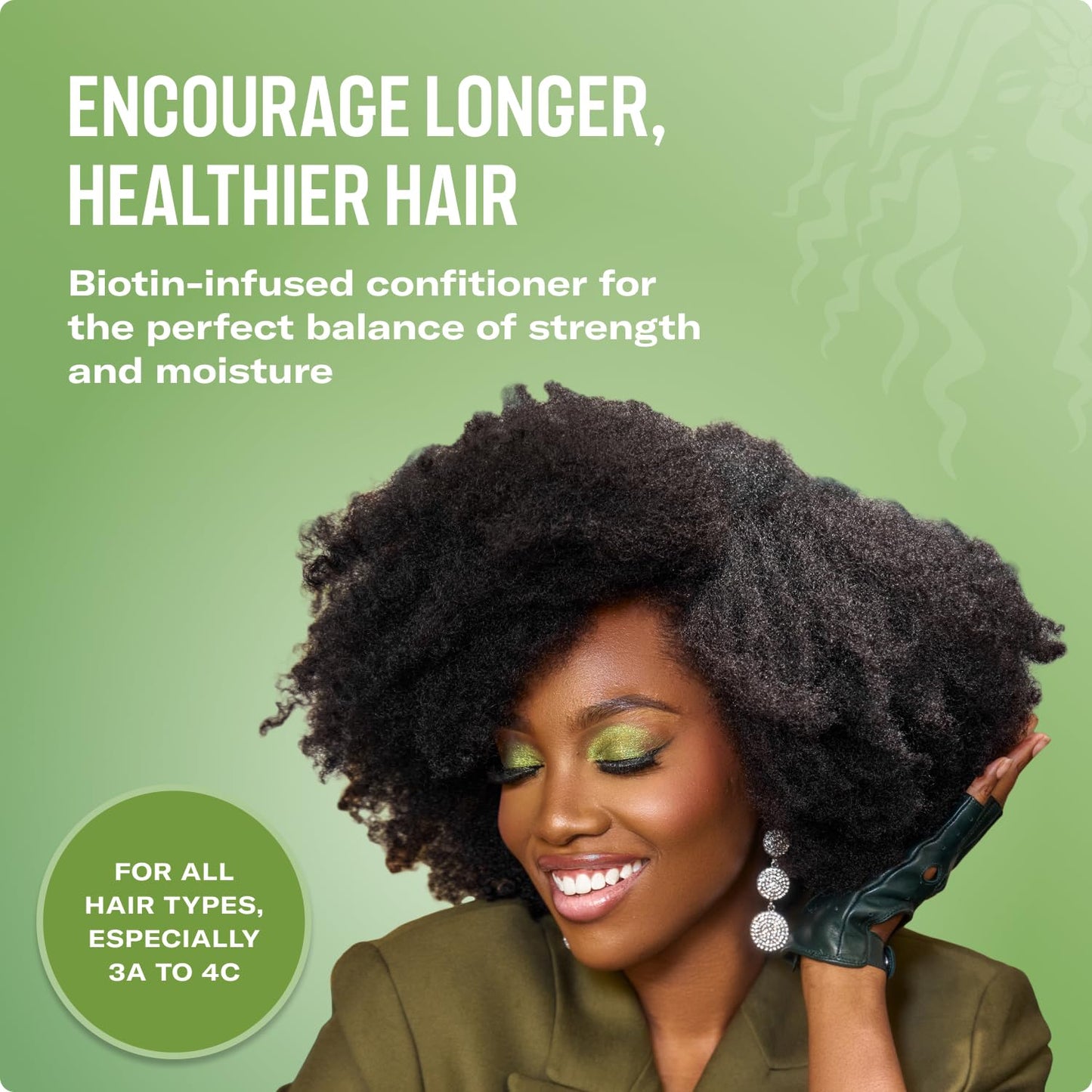 Back of Mielle Organics Rosemary Mint conditioner bottle showing instructions